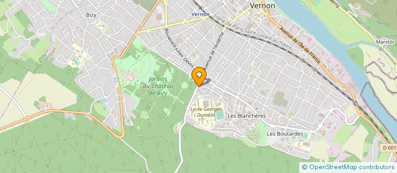 localisation de l'entreprise MADAME MALIKA BENARI  VERNON