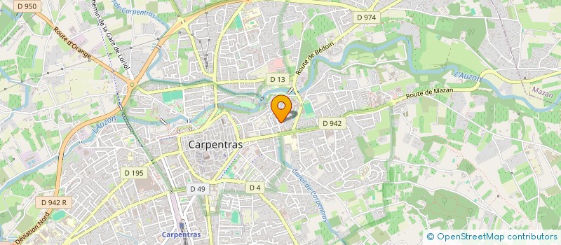 localisation de l'entreprise MADAME MALIKA BENIKEN à CARPENTRAS