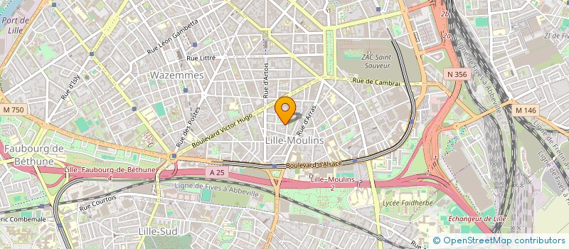 localisation de l'entreprise MADAME MALIKA BENIZA à LILLE