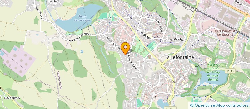 localisation de l'entreprise MADAME MALIKA BENNAOUI  VILLEFONTAINE