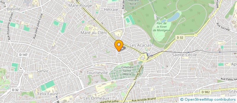 localisation de l'entreprise MADAME MALIKA BENRABAH à LE HAVRE