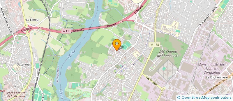 localisation de l'entreprise MADAME MALIKA BENSEDDIK à NANTES