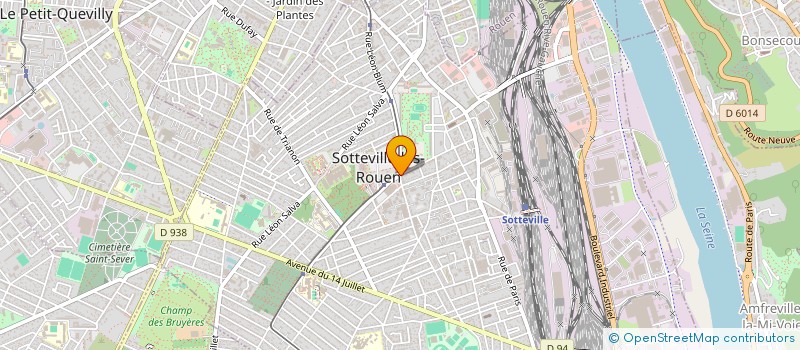 localisation de l'entreprise MADAME MALIKA BERNET  ROUEN