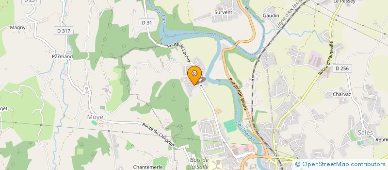 localisation de l'entreprise MADAME MALIKA BOUBASS  RUMILLY