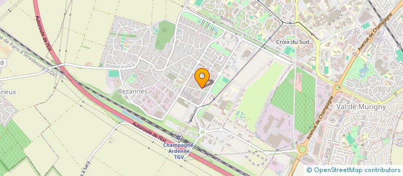 localisation de l'entreprise MADAME MALIKA BOUDJEMA  BEZANNES