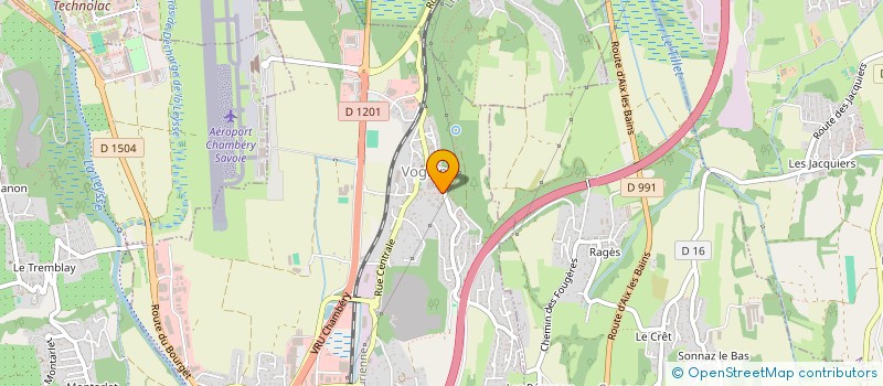 localisation de l'entreprise MADAME MALIKA BOUGHENAIA  VOGLANS