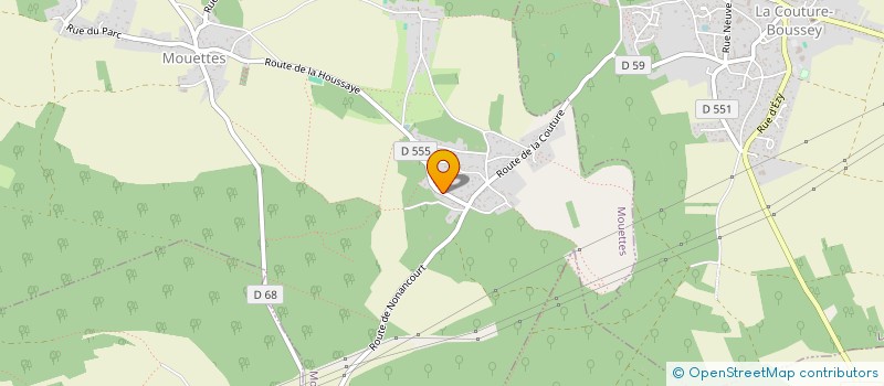 localisation de l'entreprise MADAME MALIKA BOUHADJEB  MOUETTES