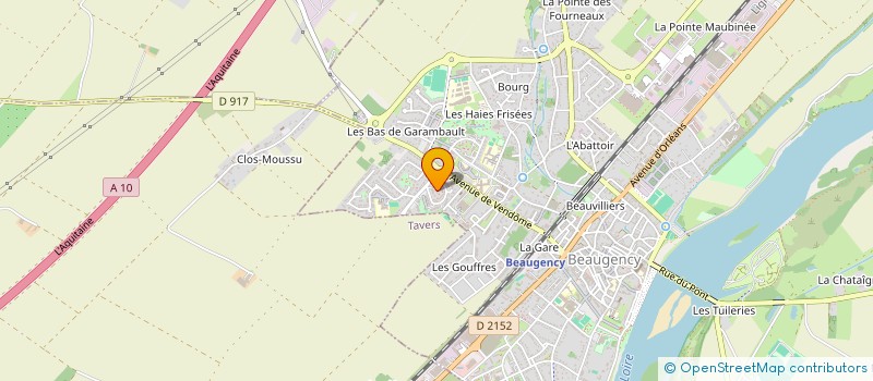 localisation de l'entreprise MADAME MALIKA BOUZEKAROUI à BEAUGENCY
