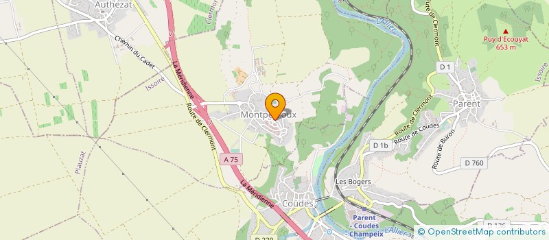 localisation de l'entreprise MADAME MALIKA BOUZIDA  MONTPEYROUX