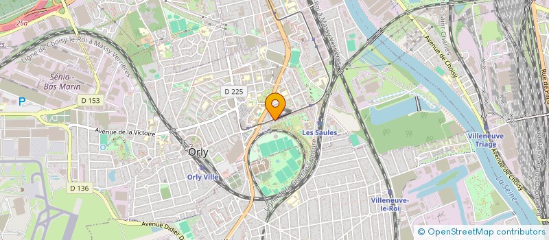 localisation de l'entreprise MADAME MALIKA BOUZIDI  ORLY