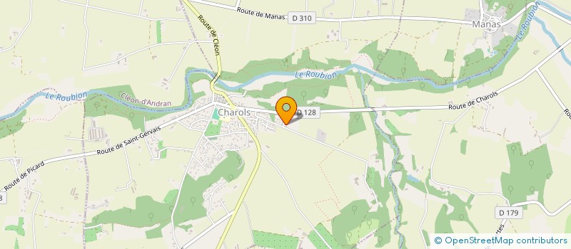 localisation de l'entreprise MADAME MALIKA CHALVET  CHAROLS