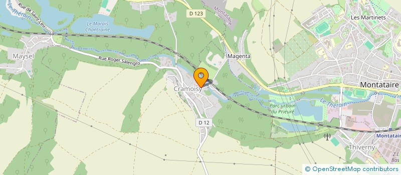 localisation de l'entreprise MADAME MALIKA CHEBBOUR  CRAMOISY