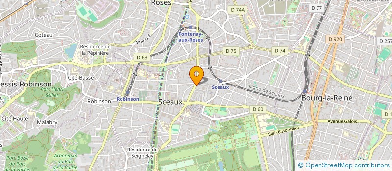 localisation de l'entreprise MADAME MALIKA CHEMLI à SCEAUX
