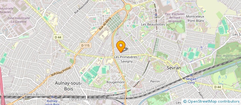 localisation de l'entreprise MADAME MALIKA CHERIGUENE à SEVRAN