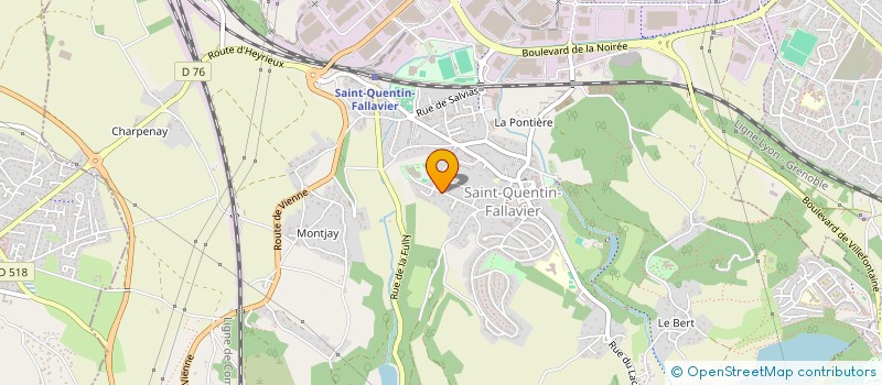 localisation de l'entreprise MADAME MALIKA CHOUGUI  SAINT-QUENTIN-FALLAVIER