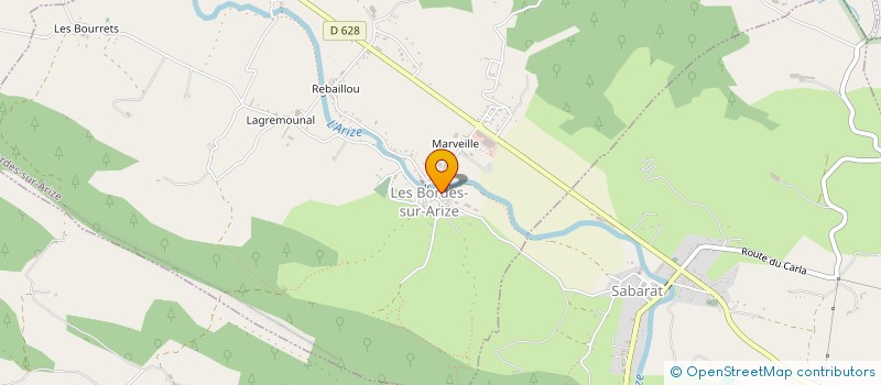 localisation de l'entreprise MADAME MALIKA COLLON à LES BORDES-SUR-ARIZE