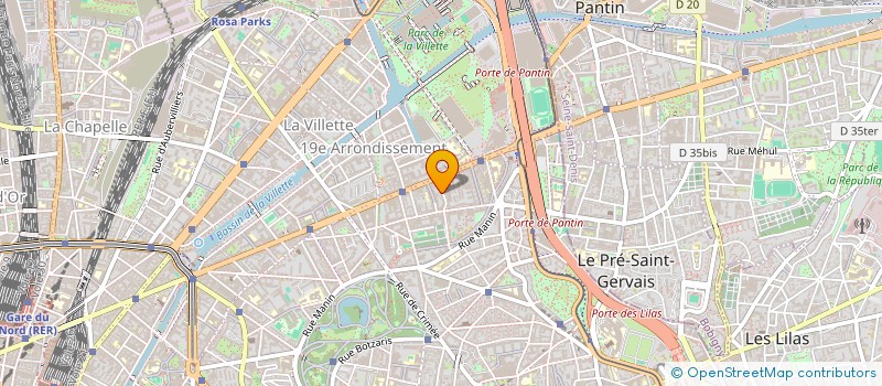 localisation de l'entreprise MADAME MALIKA COMBES  PARIS