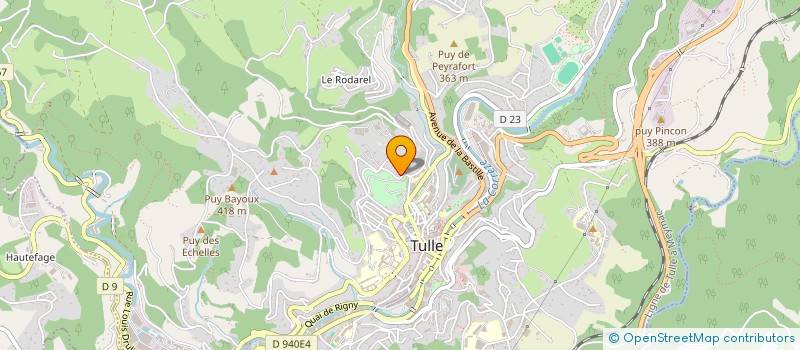 localisation de l'entreprise MADAME MALIKA CREPELLE  TULLE