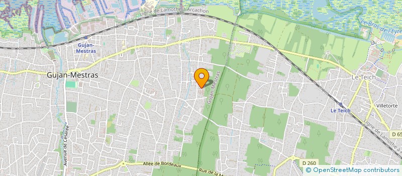 localisation de l'entreprise MADAME MALIKA DABLADJI  GUJAN-MESTRAS