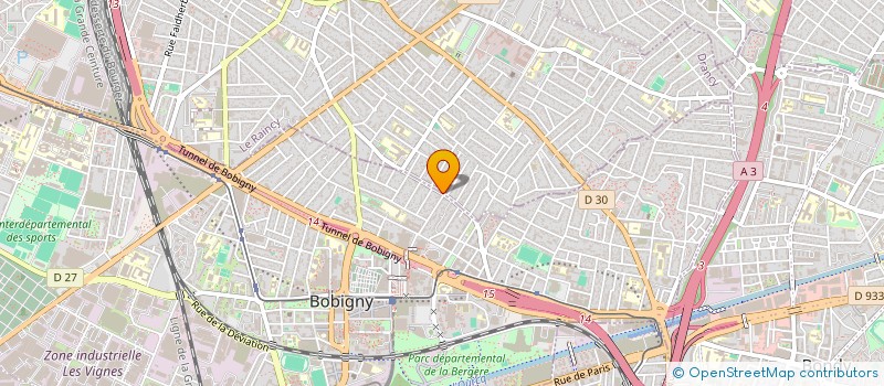 localisation de l'entreprise MADAME MALIKA DAGUEMOUNE  DRANCY