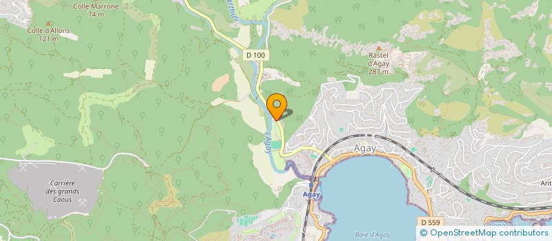 localisation de l'entreprise MADAME MALIKA DESNE  SAINT-RAPHAEL