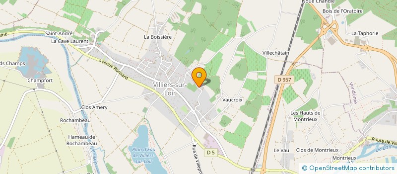 localisation de l'entreprise MADAME MALIKA DIAMBRI  VILLIERS-SUR-LOIR