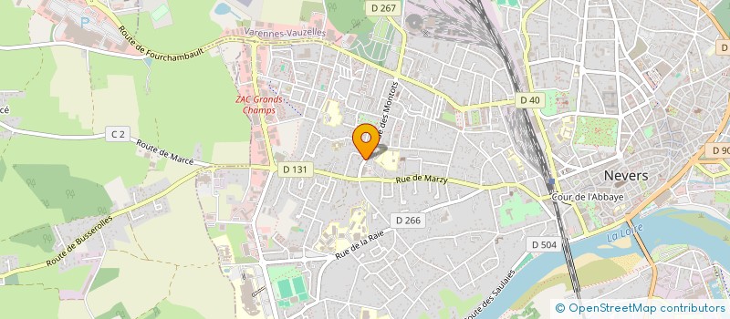 localisation de l'entreprise MADAME MALIKA DJELASSI à NEVERS