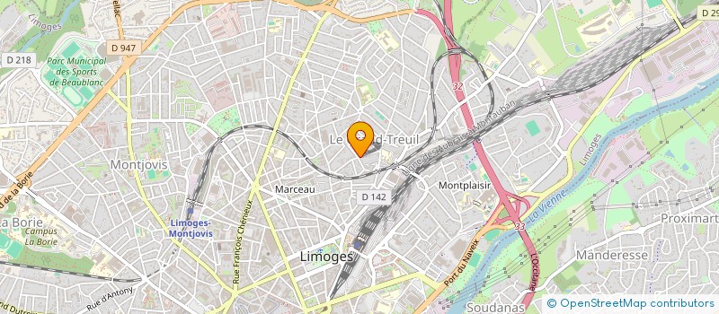 localisation de l'entreprise MADAME MALIKA EL BOUBAKARI à LIMOGES