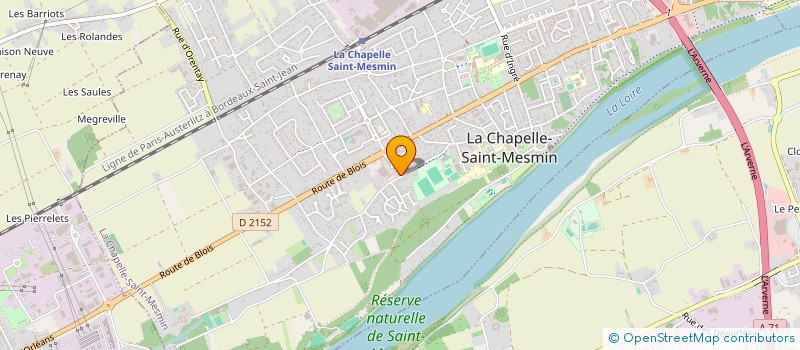 localisation de l'entreprise MADAME MALIKA EL HADDADI  LA CHAPELLE-SAINT-MESMIN