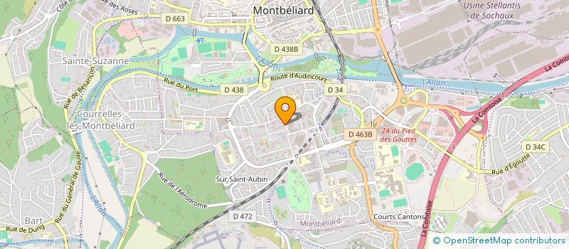 localisation de l'entreprise MADAME MALIKA EL HADHIQ  MONTBELIARD
