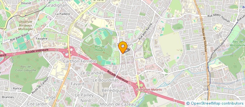 localisation de l'entreprise MADAME MALIKA EL MADI  TALENCE