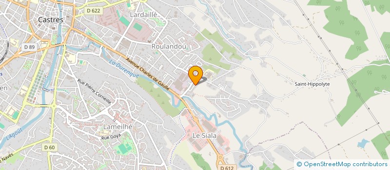 localisation de l'entreprise MADAME MALIKA FATIMA MEBAREK FALOUTI à CASTRES