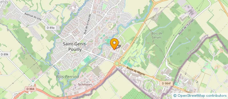 localisation de l'entreprise MADAME MALIKA FENNANE  SAINT-GENIS-POUILLY