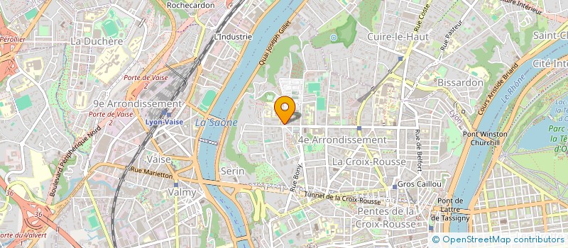 localisation de l'entreprise MADAME MALIKA GERBE à LYON
