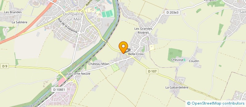 localisation de l'entreprise MADAME MALIKA GHBALOU LAMGHARI  DOMPIERRE-SUR-MER