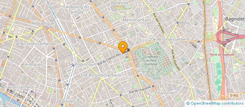 localisation de l'entreprise MADAME MALIKA GUENDOUZI  PARIS