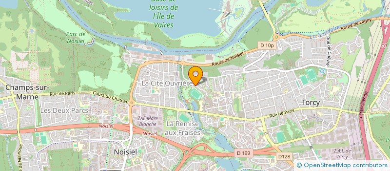 localisation de l'entreprise MADAME MALIKA GUILET ELVIRE OUATTARA  TORCY