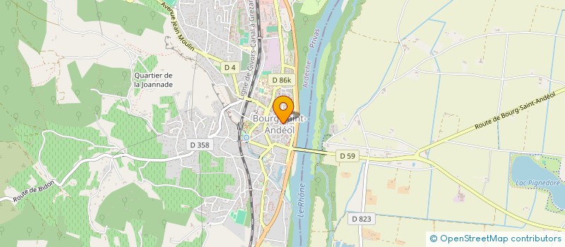 localisation de l'entreprise MADAME MALIKA HABYBY  BOURG-SAINT-ANDEOL