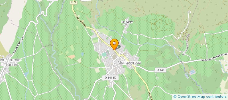 localisation de l'entreprise MADAME MALIKA HAHN  MONTPEYROUX