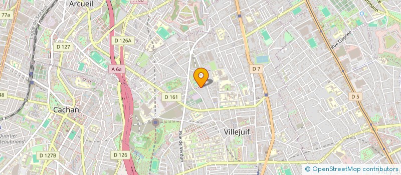 localisation de l'entreprise MADAME MALIKA HANNOUF  VILLEJUIF