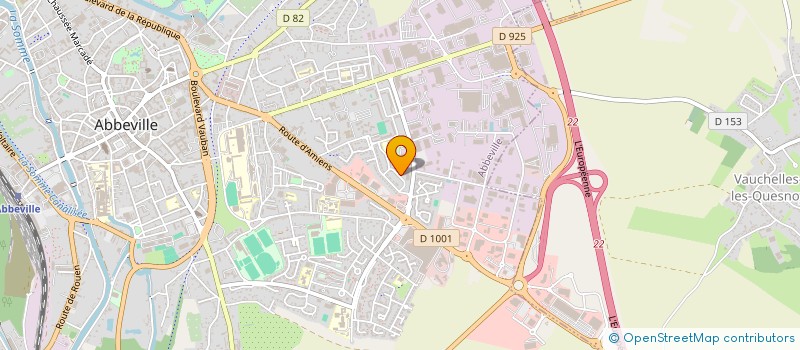localisation de l'entreprise MADAME MALIKA HANTAT à ABBEVILLE