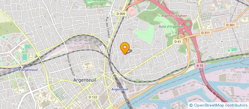 localisation de l'entreprise MADAME MALIKA IBAZIZENE  ARGENTEUIL