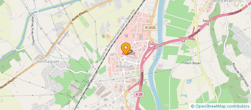 localisation de l'entreprise MADAME MALIKA IBOUDGHACENE  MONTAUBAN