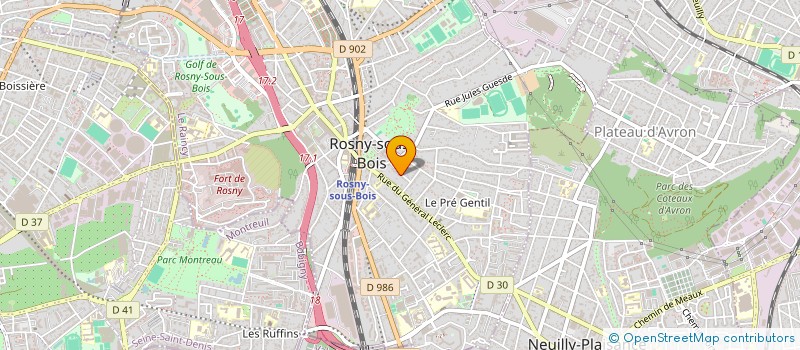 localisation de l'entreprise MADAME MALIKA ICHER à ROSNY SOUS BOIS