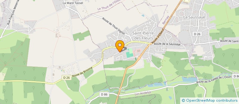 localisation de l'entreprise MADAME MALIKA IDIR  SAINT-PIERRE-DES-FLEURS