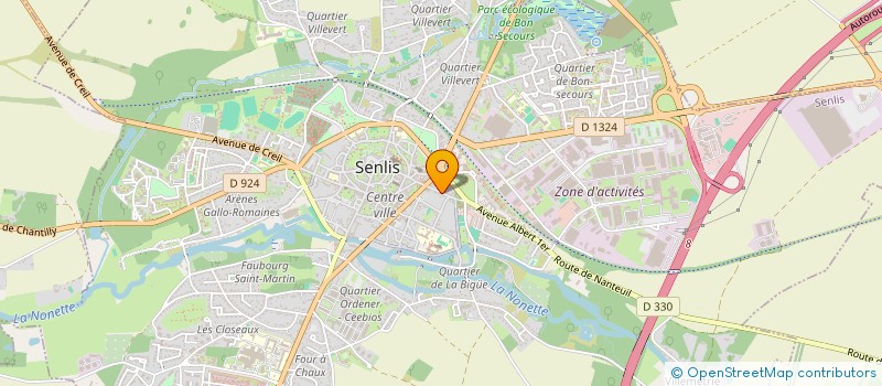 localisation de l'entreprise MADAME MALIKA IMAZATENE  SENLIS