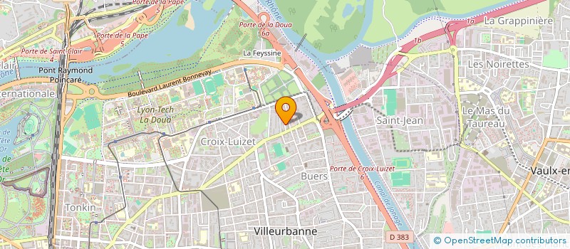 localisation de l'entreprise MADAME MALIKA INDJAREN  VILLEURBANNE