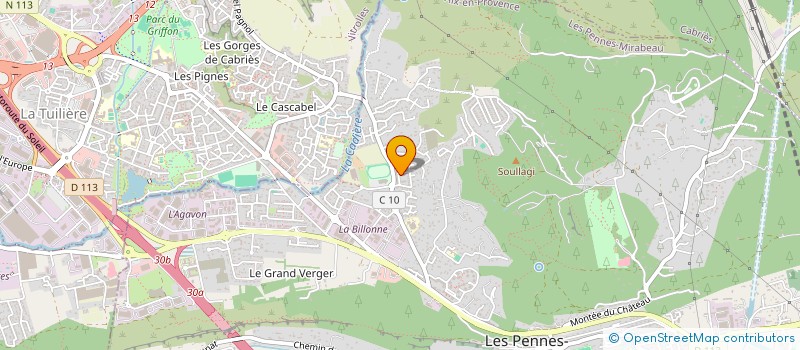 localisation de l'entreprise MADAME MALIKA KALHI à LES PENNES MIRABEAU