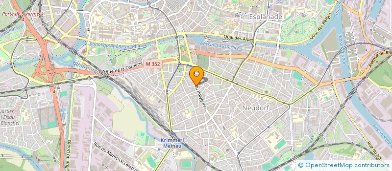 localisation de l'entreprise MADAME MALIKA KEMMOUCHE à STRASBOURG