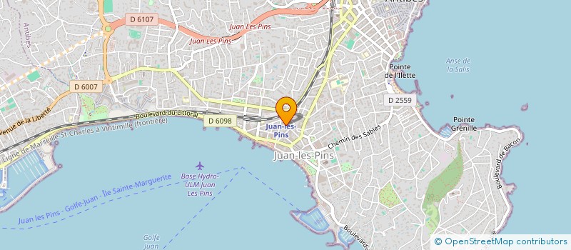 localisation de l'entreprise MADAME MALIKA KERZAZI à ANTIBES
